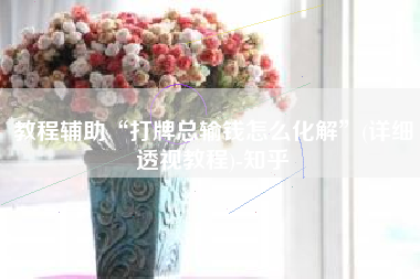 教程辅助“打牌总输钱怎么化解	”(详细透视教程)-知乎