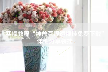 实操教程“神兽互娱透视挂免费下载	”详细分享装挂