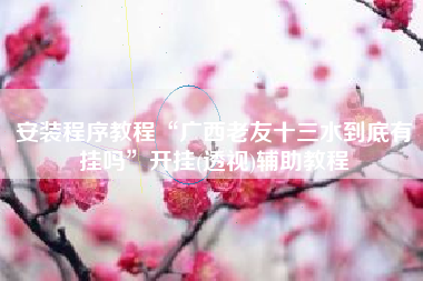 安装程序教程“广西老友十三水到底有挂吗”开挂(透视)辅助教程