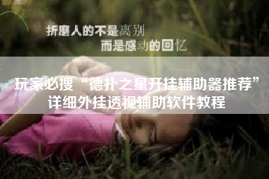 玩家必搜“德扑之星开挂辅助器推荐	”详细外挂透视辅助软件教程