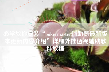 必学教你安装“pokermaster辅助器最新版本更新内容介绍”详细外挂透视辅助软件教程