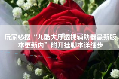 玩家必搜“九酷大厅透视辅助器最新版本更新内	”附开挂脚本详细步