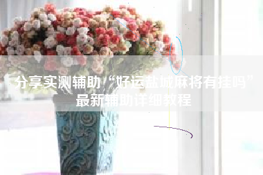 分享实测辅助“好运盐城麻将有挂吗”最新辅助详细教程