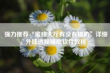 强力推荐“蜜蜂大厅有没有辅助”详细外挂透视辅助软件教程