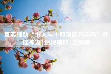 真实辅助“懒人斗十四到底有挂吗”开挂神器{透视辅助}全揭秘