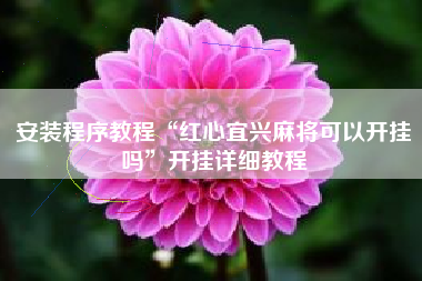 安装程序教程“红心宜兴麻将可以开挂吗”开挂详细教程