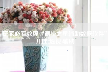 玩家必看教程“德扑之星辅助数据软件	”开挂(透视)辅助