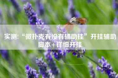 实测!“微扑克有没有辅助挂	”开挂辅助脚本+详细开挂