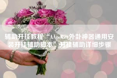 辅助开挂教程“AApoker外卦神器通用安装开挂辅助脚本”开挂辅助详细步骤