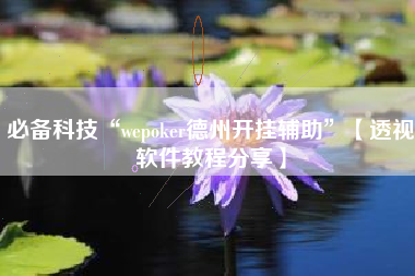 必备科技“wepoker德州开挂辅助	”【透视软件教程分享】
