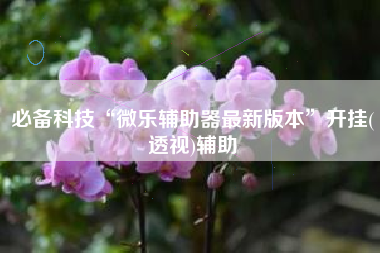 必备科技“微乐辅助器最新版本	”开挂(透视)辅助