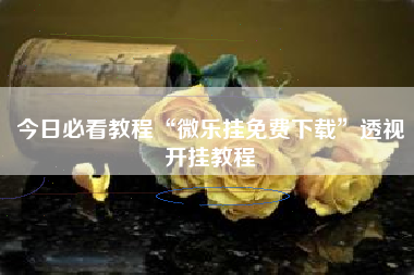 今日必看教程“微乐挂免费下载”透视开挂教程