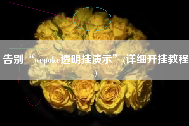 告别“wepoke透明挂演示”(详细开挂教程)