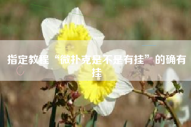 指定教程“微扑克是不是有挂	”的确有挂