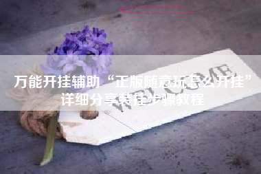 万能开挂辅助“正版随意玩怎么开挂”详细分享装挂步骤教程