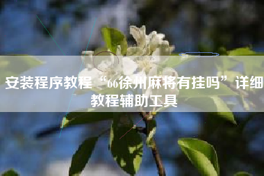 安装程序教程“66徐州麻将有挂吗”详细教程辅助工具