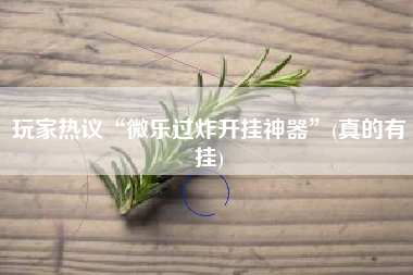 玩家热议“微乐过炸开挂神器”(真的有挂)