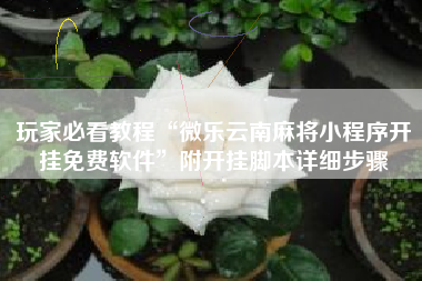 玩家必看教程“微乐云南麻将小程序开挂免费软件”附开挂脚本详细步骤