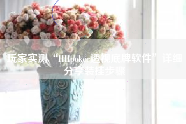 玩家实测“HHpoker透视底牌软件”详细分享装挂步骤