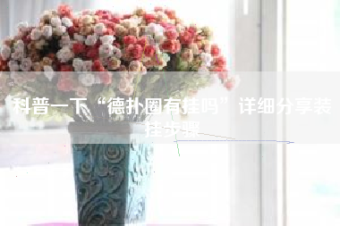 科普一下“德扑圈有挂吗	”详细分享装挂步骤