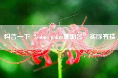 科普一下“sohoo poker辅助器	”实际有挂