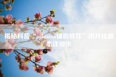 揭秘科普“pokemon辅助软件”附开挂脚本详细步