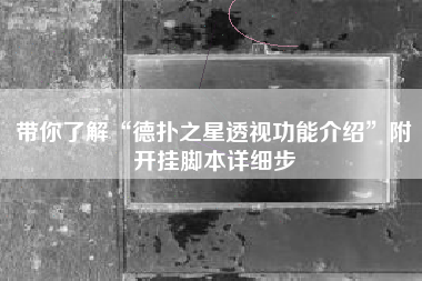 带你了解“德扑之星透视功能介绍”附开挂脚本详细步