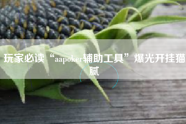 玩家必读“aapoker辅助工具	”爆光开挂猫腻