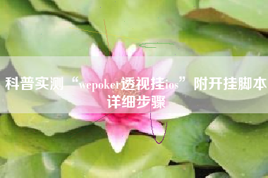 科普实测“wepoker透视挂ios”附开挂脚本详细步骤