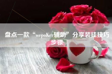 盘点一款“wepoKer辅助”分享装挂技巧步骤
